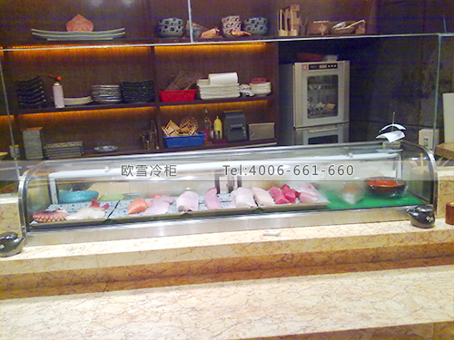 E039深圳福田王子酒店西村寿司店寿司冷藏柜
